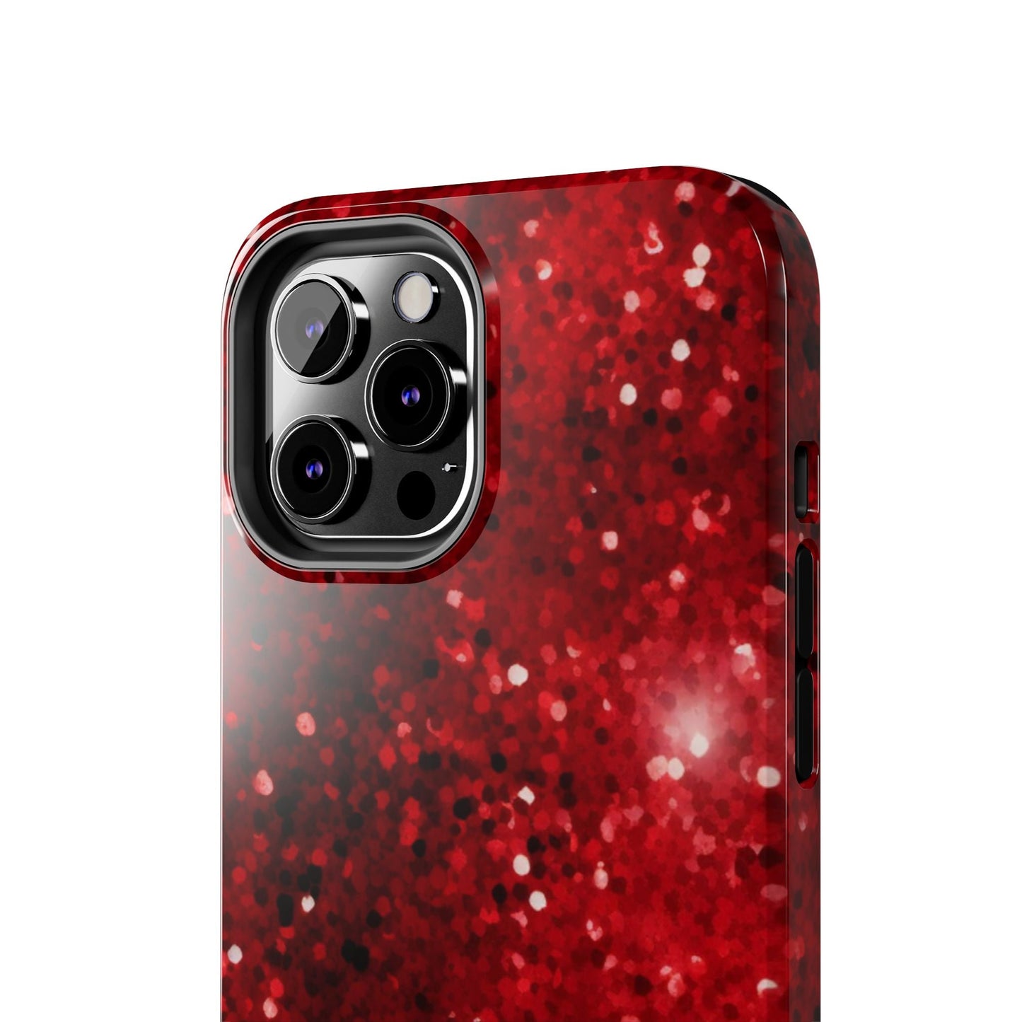 Crimson Glow Glitter - iPhone Series Case - BOGO Cases