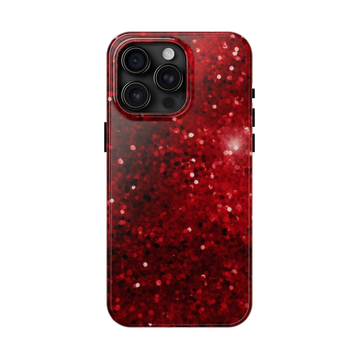 Crimson Glow Glitter - iPhone Series Case - BOGO Cases