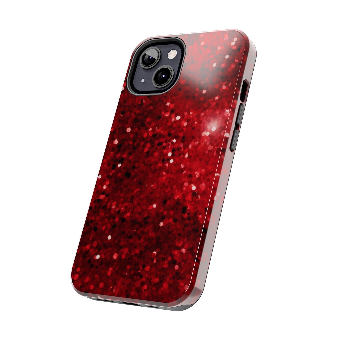Crimson Glow Glitter - iPhone Series Case - BOGO Cases