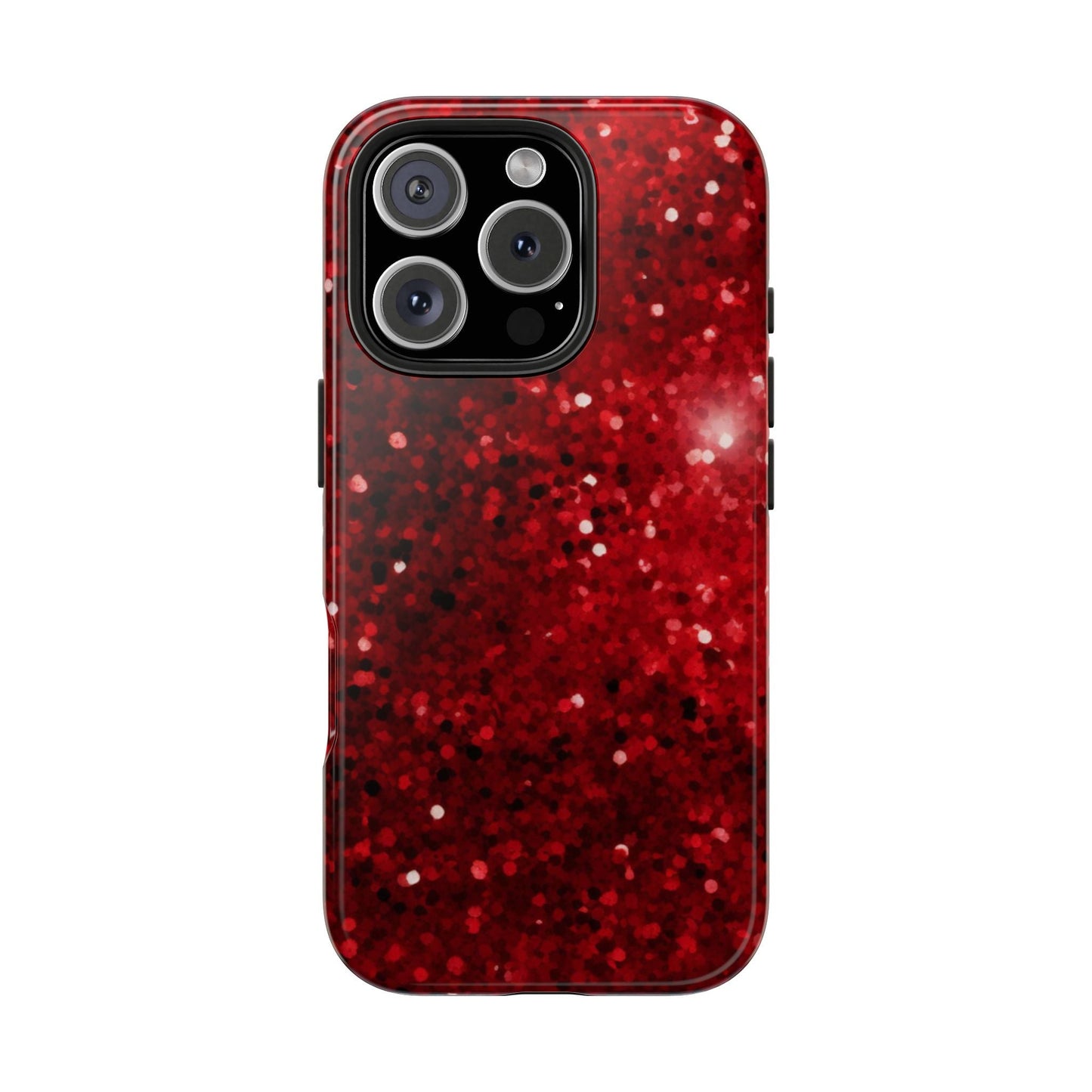 Crimson Glow Glitter - iPhone Series Case - BOGO Cases