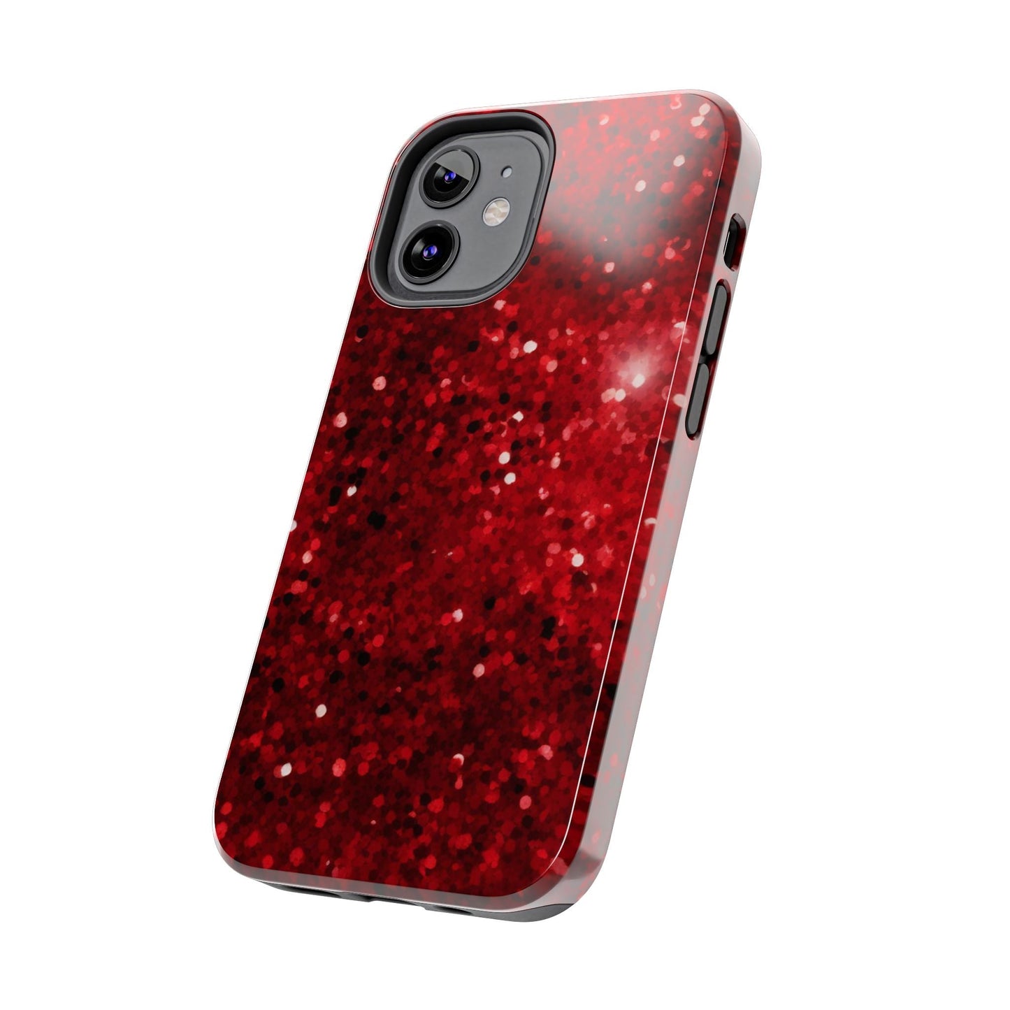 Crimson Glow Glitter - iPhone Series Case - BOGO Cases