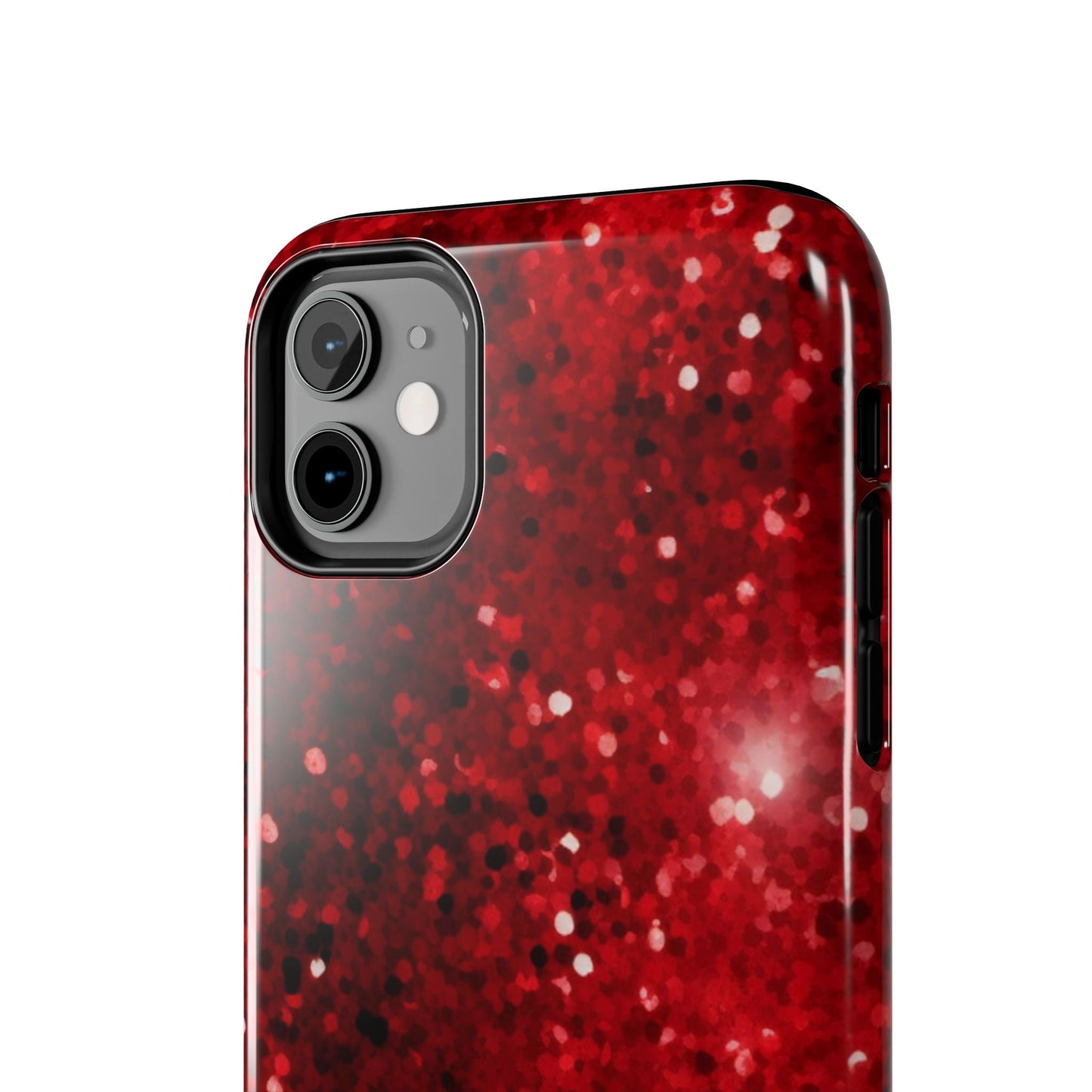 Crimson Glow Glitter - iPhone Series Case - BOGO Cases