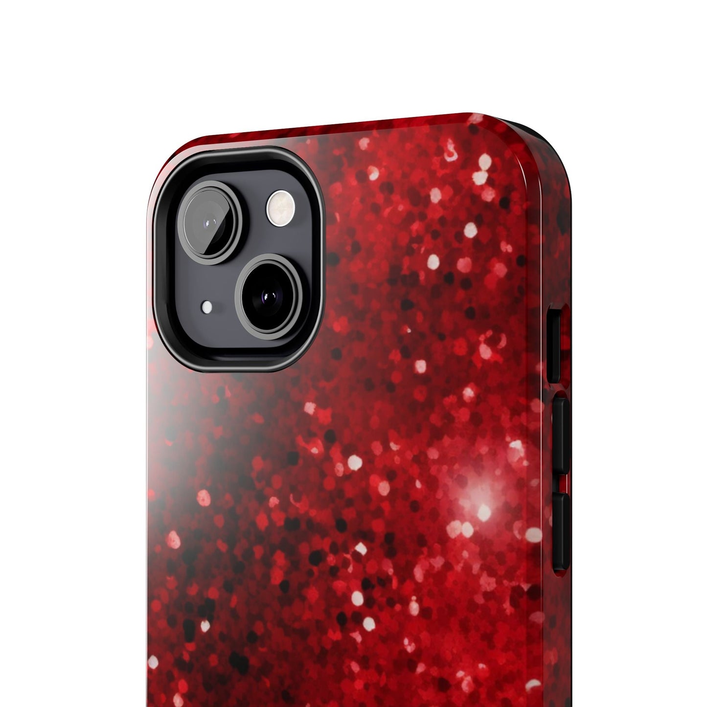 Crimson Glow Glitter - iPhone Series Case - BOGO Cases