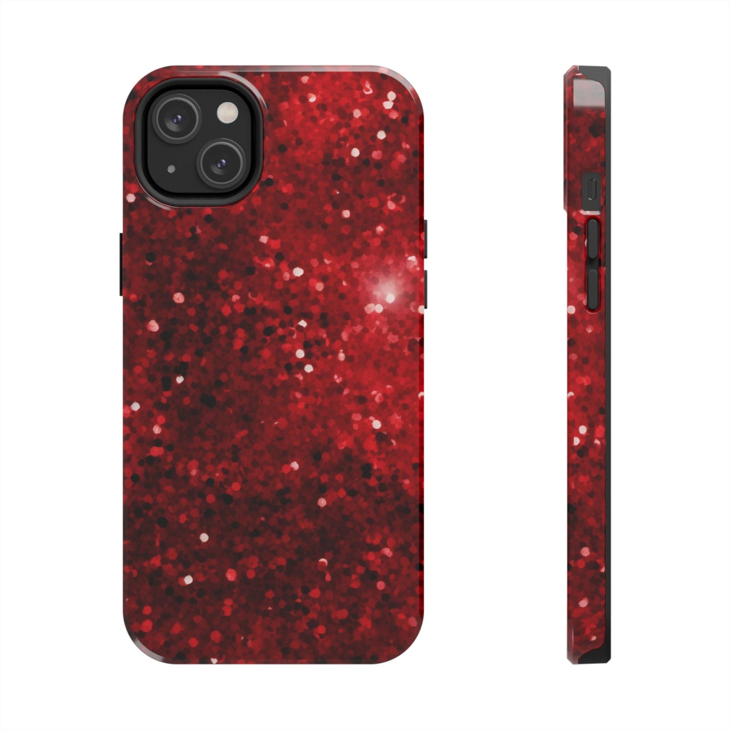 Crimson Glow Glitter - iPhone Series Case - BOGO Cases