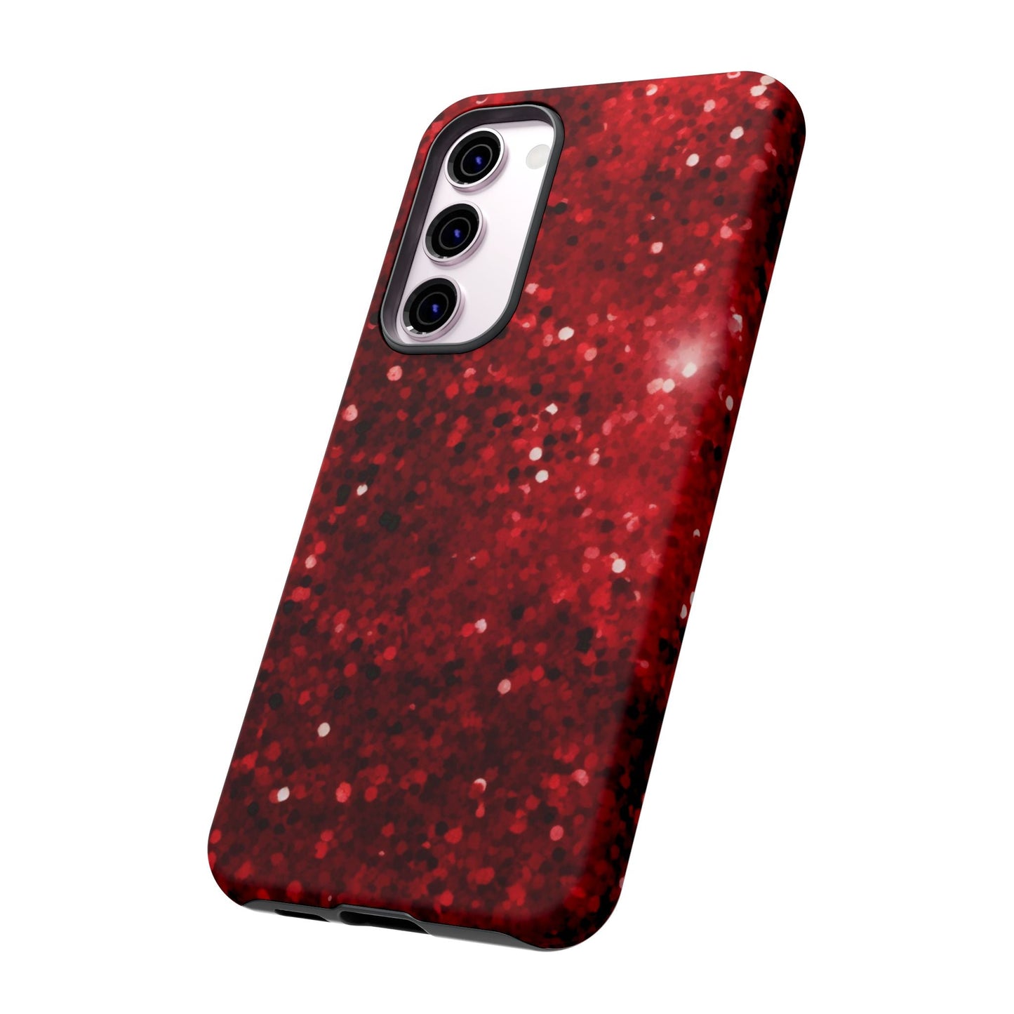 Crimson Glow Glitter - Samsung Galaxy Case - BOGO Cases