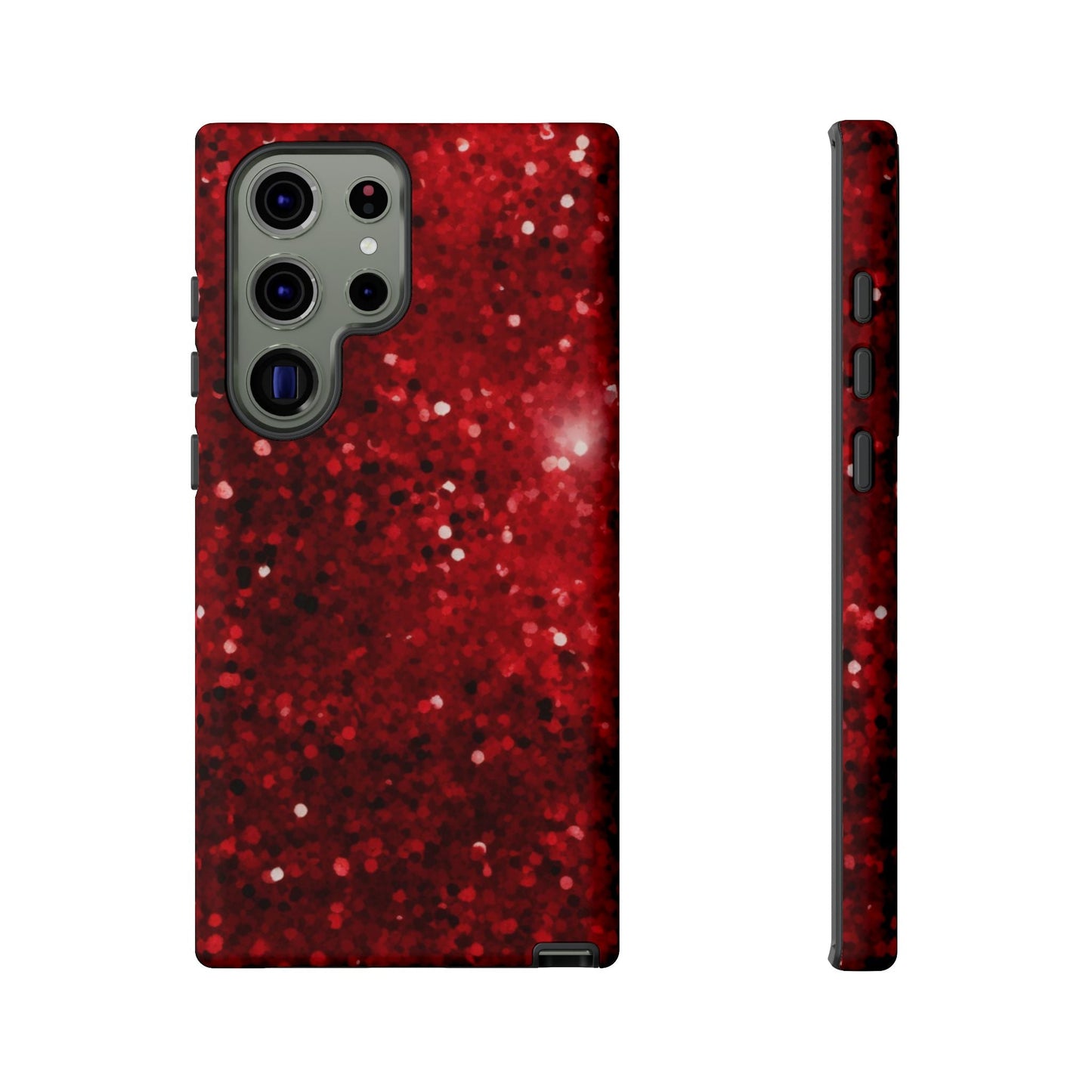 Crimson Glow Glitter - Samsung Galaxy Case - BOGO Cases