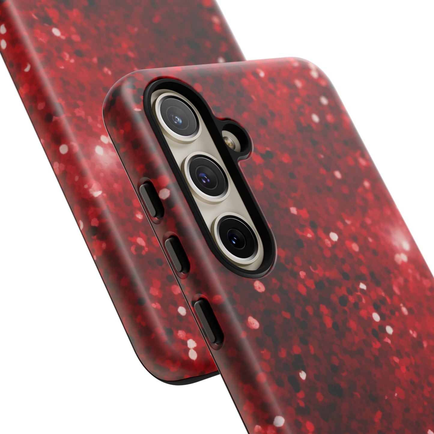Crimson Glow Glitter - Samsung Galaxy Case - BOGO Cases