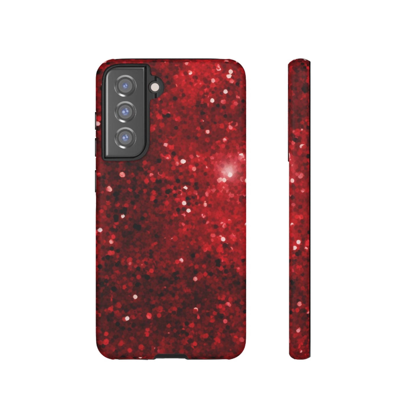Crimson Glow Glitter - Samsung Galaxy Case - BOGO Cases