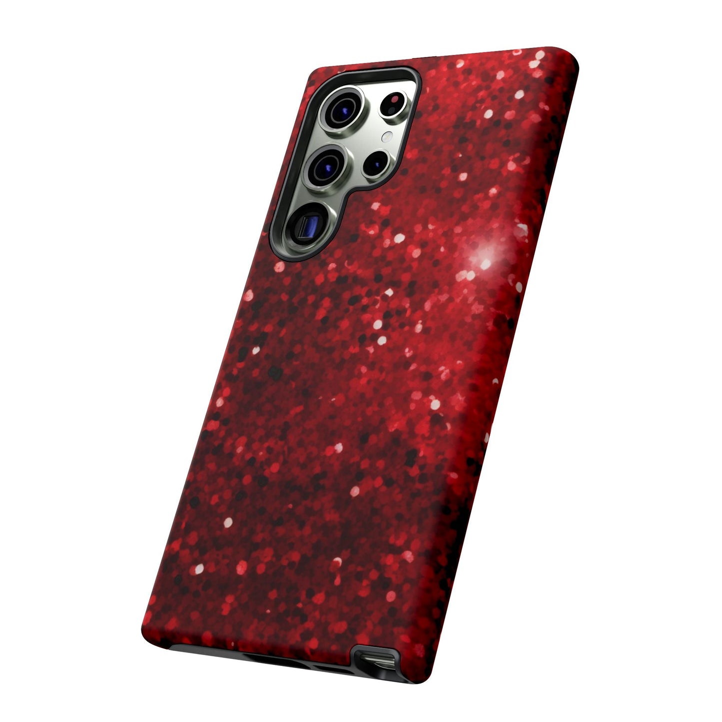 Crimson Glow Glitter - Samsung Galaxy Case - BOGO Cases