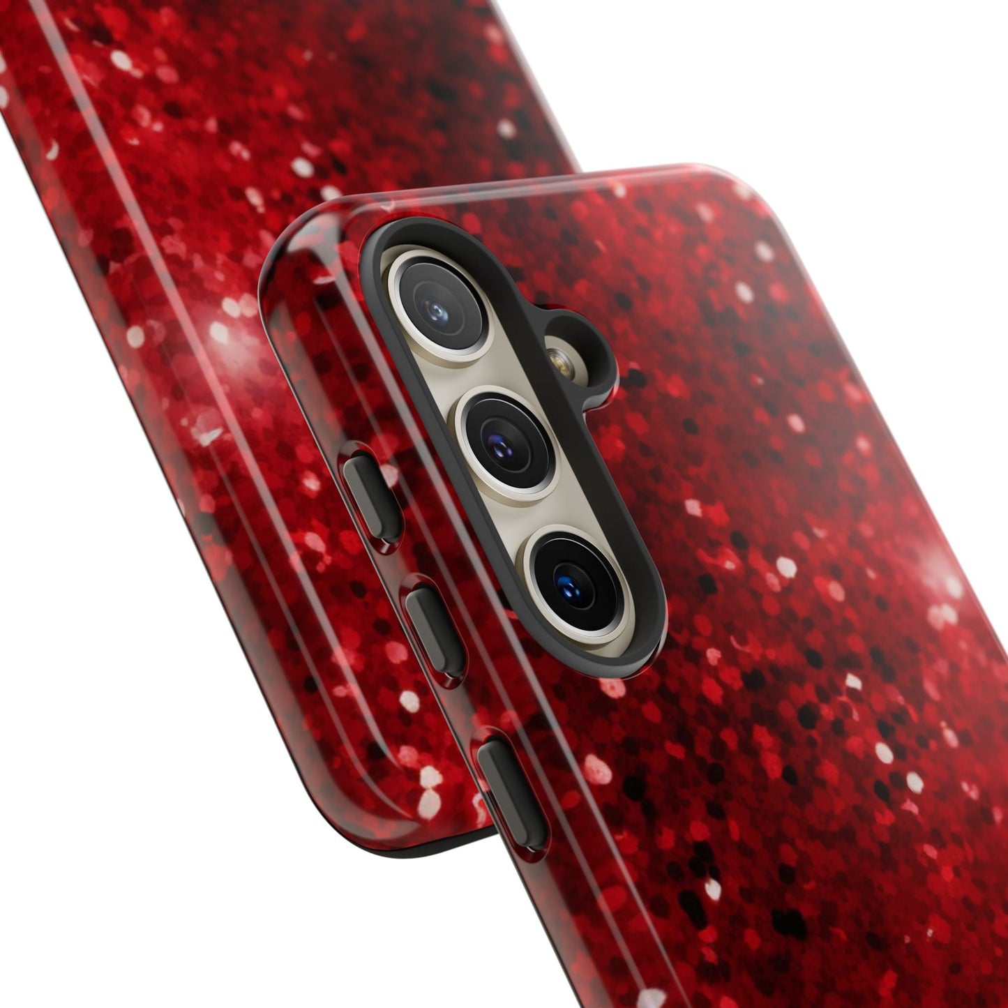 Crimson Glow Glitter - Samsung Galaxy Case - BOGO Cases