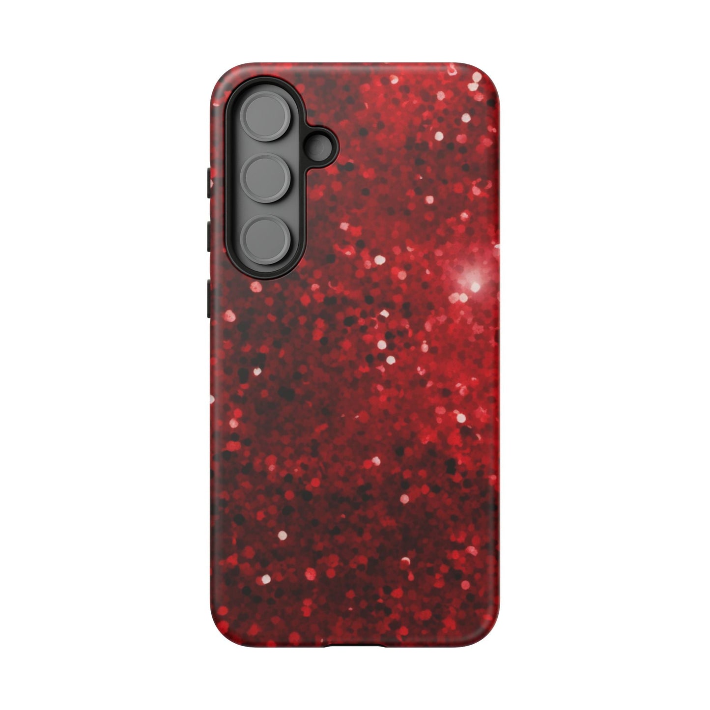 Crimson Glow Glitter - Samsung Galaxy Case - BOGO Cases