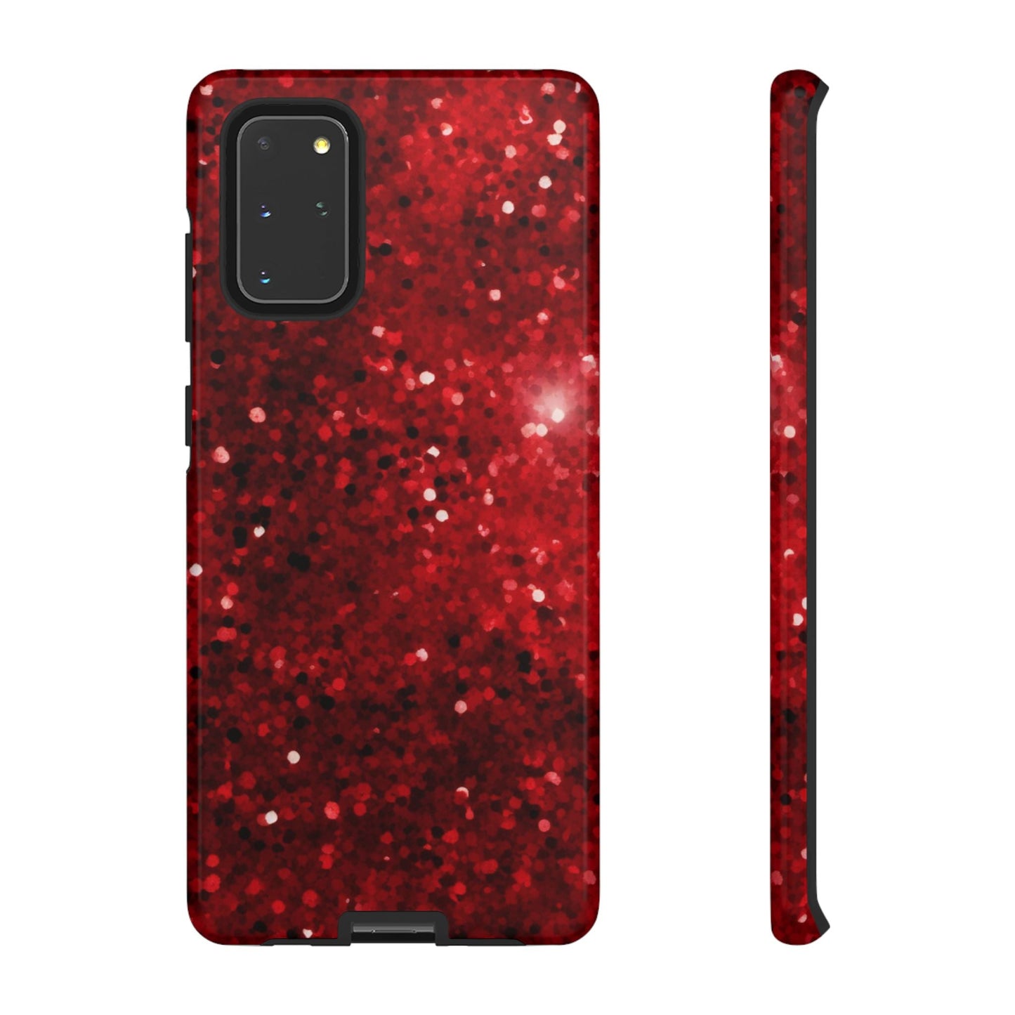 Crimson Glow Glitter - Samsung Galaxy Case - BOGO Cases