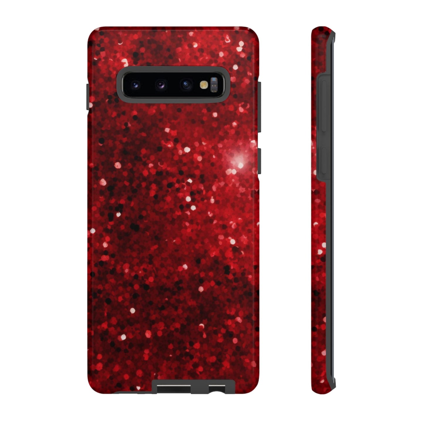 Crimson Glow Glitter - Samsung Galaxy Case - BOGO Cases
