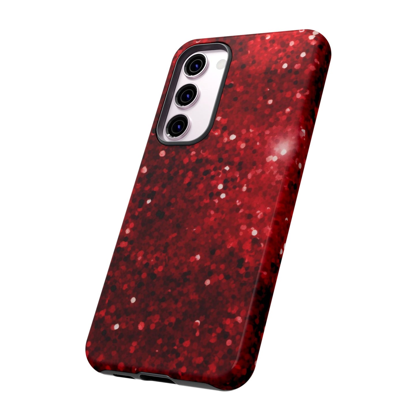 Crimson Glow Glitter - Samsung Galaxy Case - BOGO Cases