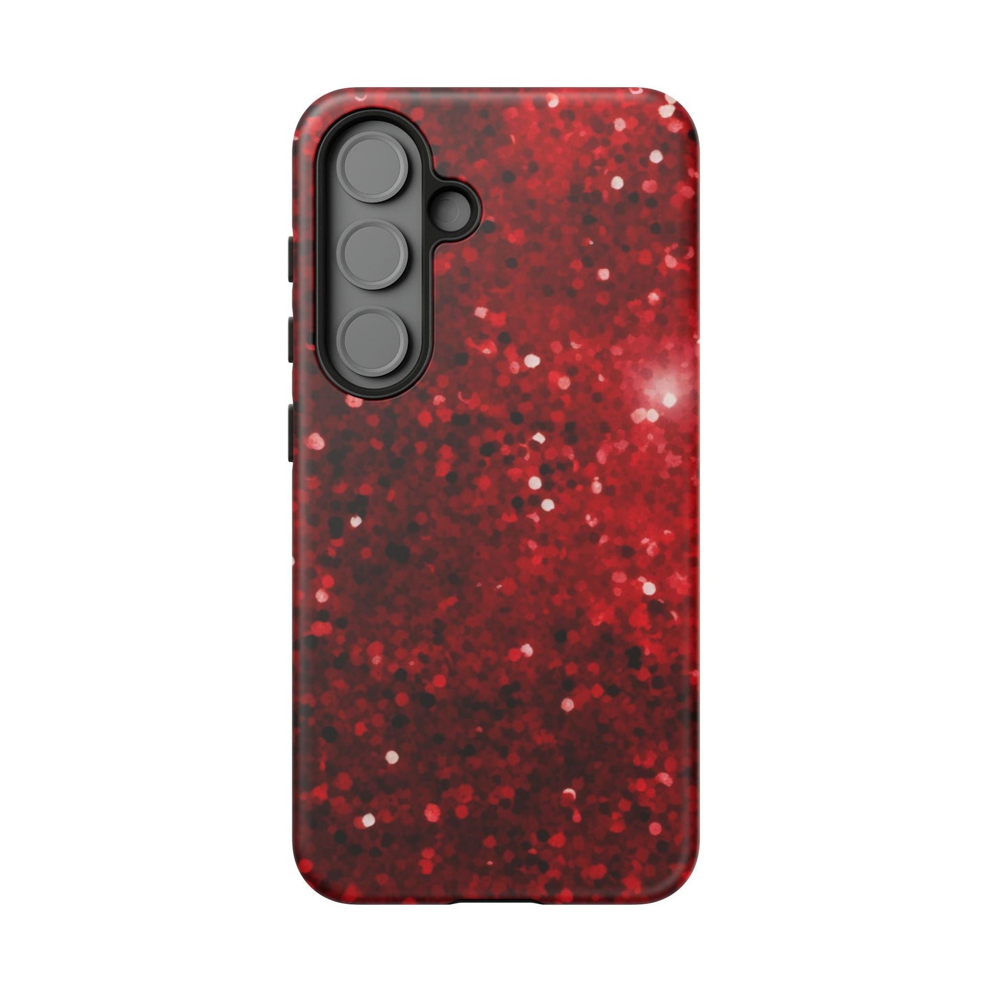 Crimson Glow Glitter - Samsung Galaxy Case - BOGO Cases