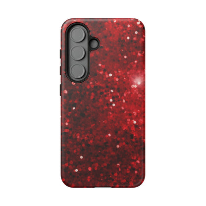 Crimson Glow Glitter - Samsung Galaxy Case - BOGO Cases