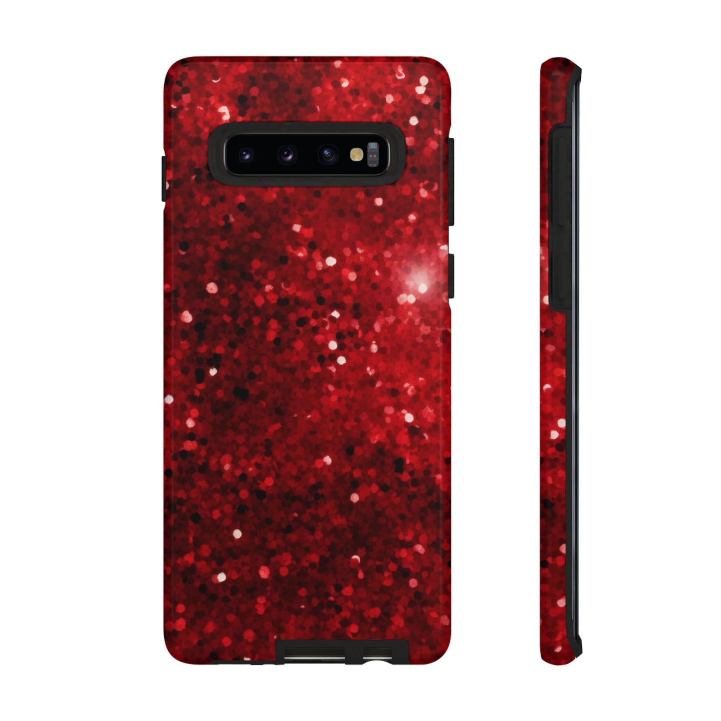 Crimson Glow Glitter - Samsung Galaxy Case - BOGO Cases
