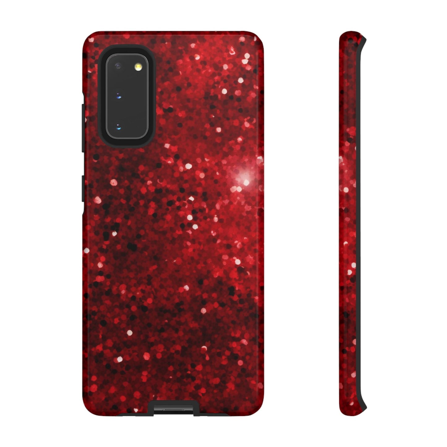 Crimson Glow Glitter - Samsung Galaxy Case - BOGO Cases