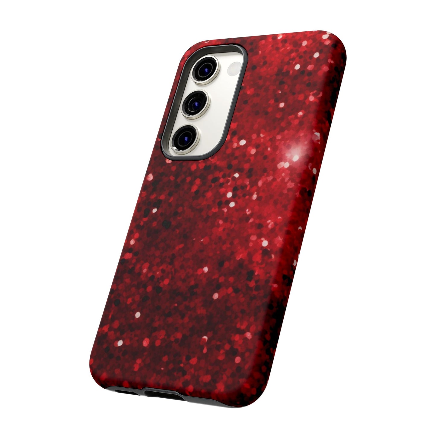 Crimson Glow Glitter - Samsung Galaxy Case - BOGO Cases