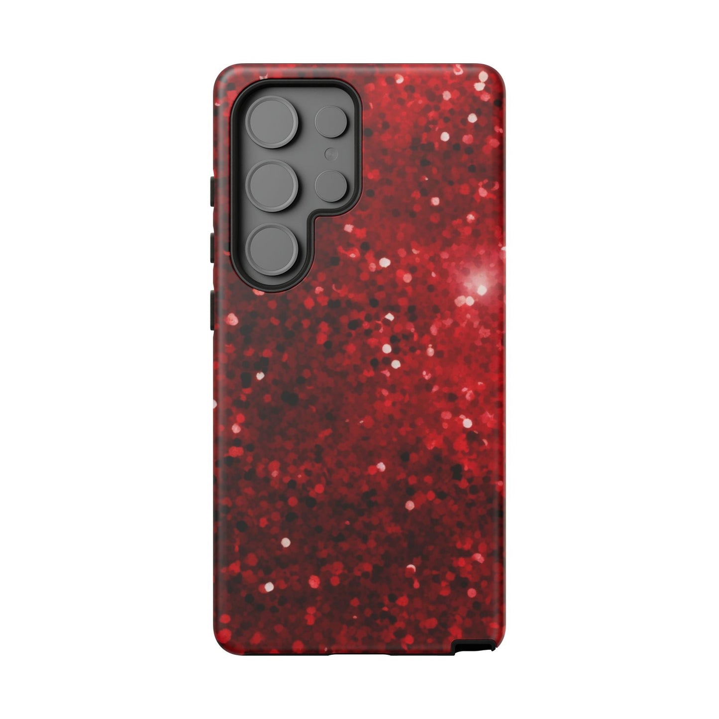 Crimson Glow Glitter - Samsung Galaxy Case - BOGO Cases