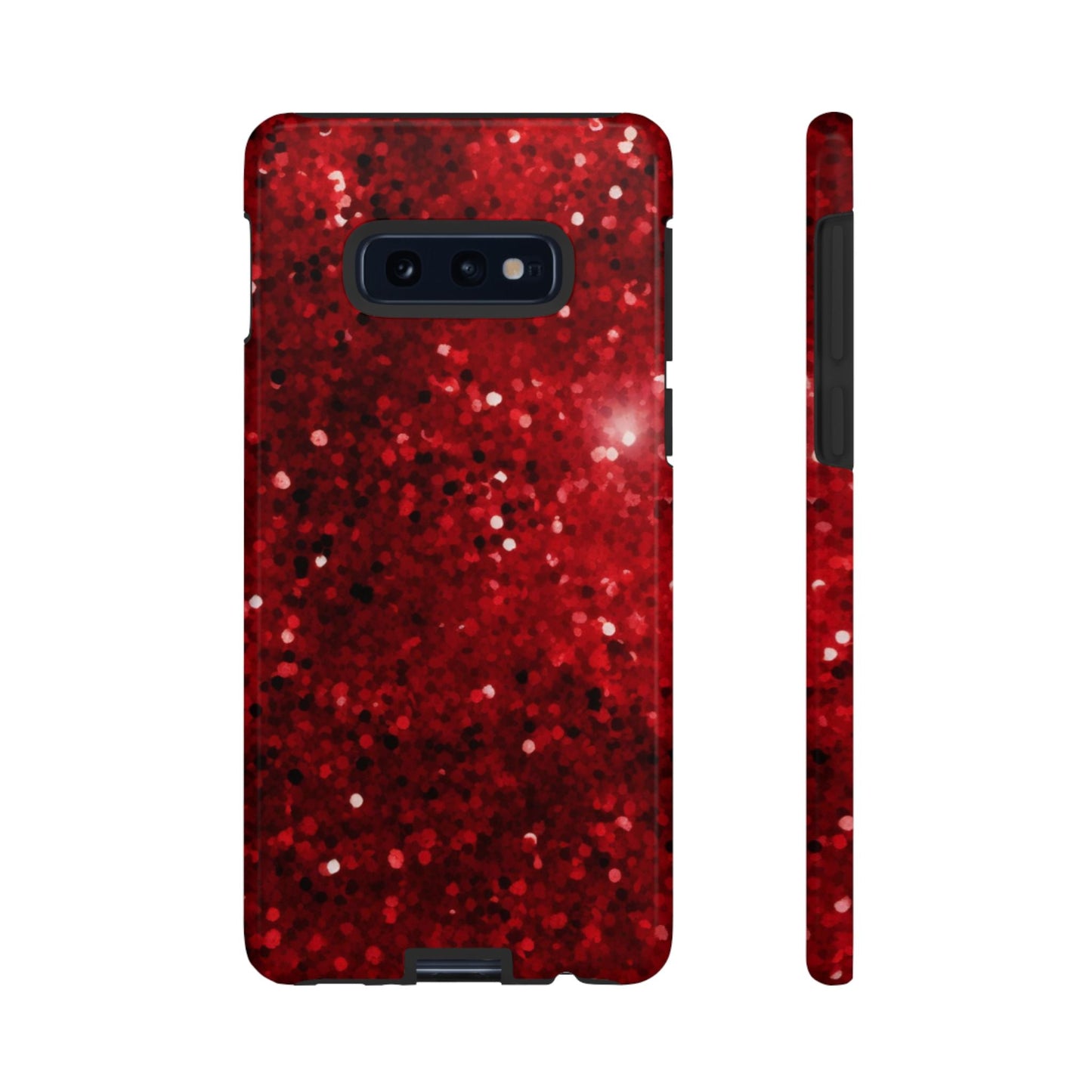 Crimson Glow Glitter - Samsung Galaxy Case - BOGO Cases