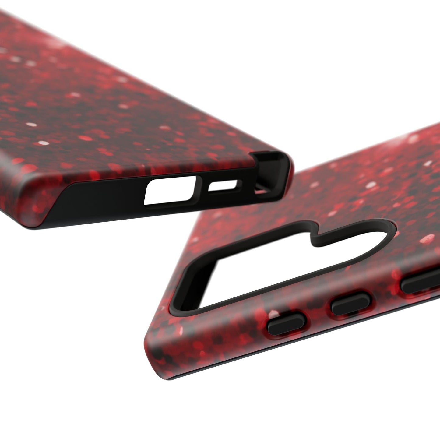 Crimson Glow Glitter - Samsung Galaxy Case - BOGO Cases