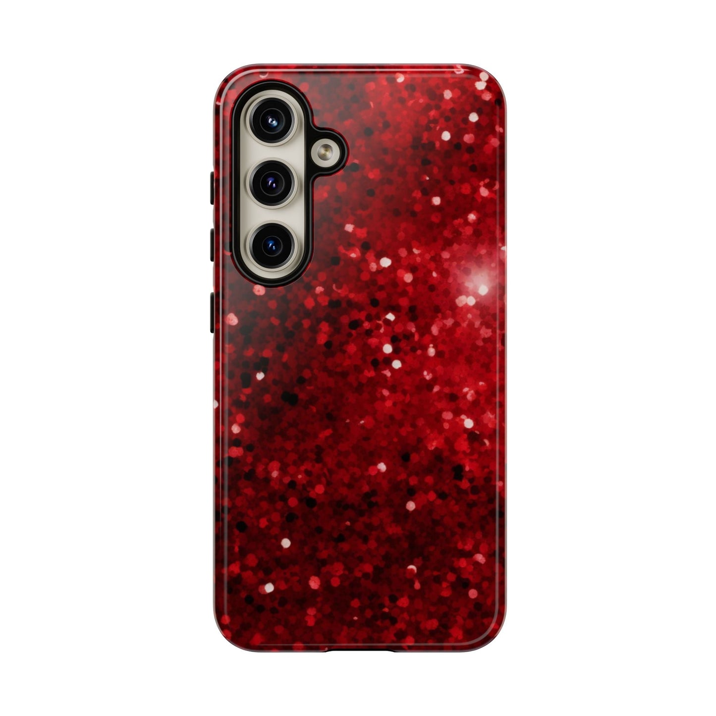Crimson Glow Glitter - Samsung Galaxy Case - BOGO Cases