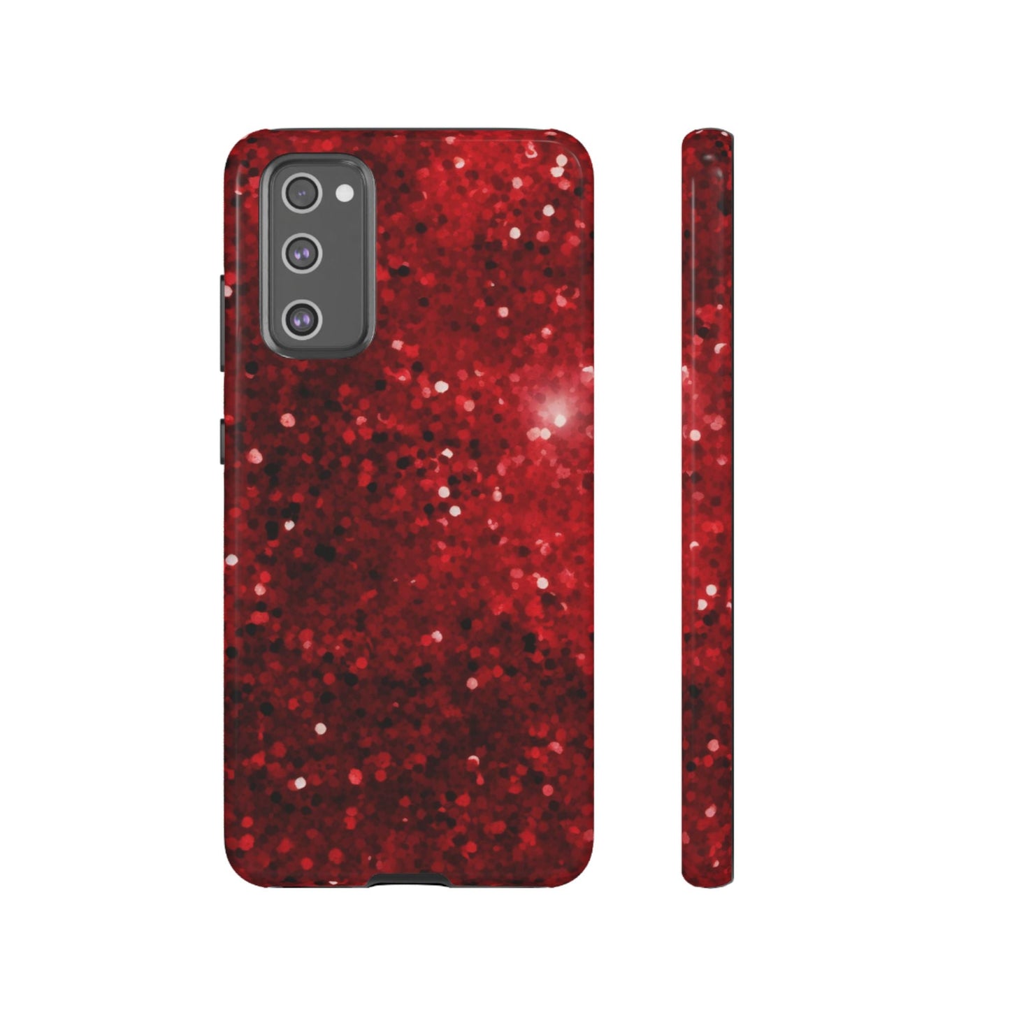 Crimson Glow Glitter - Samsung Galaxy Case - BOGO Cases