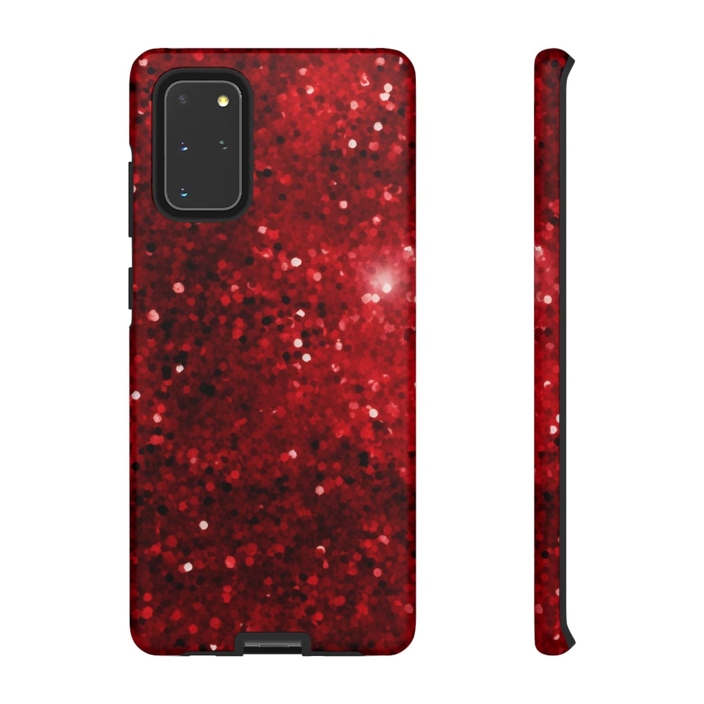 Crimson Glow Glitter - Samsung Galaxy Case - BOGO Cases