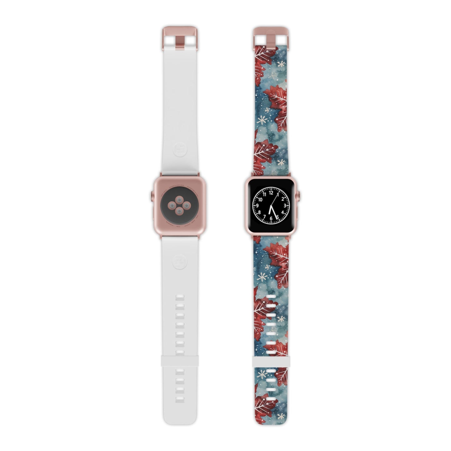 Crimson Snowflake Charm Apple Watch Band - BOGO Cases