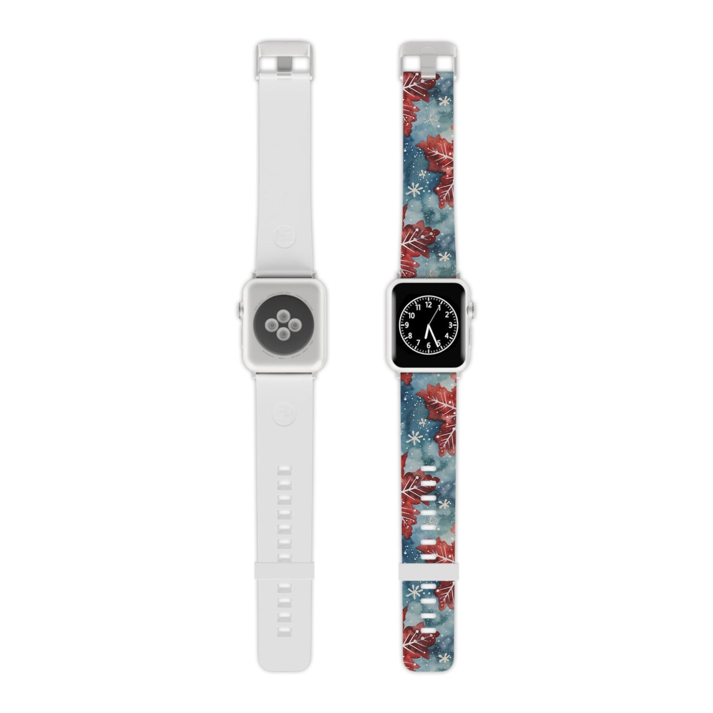 Crimson Snowflake Charm Apple Watch Band - BOGO Cases