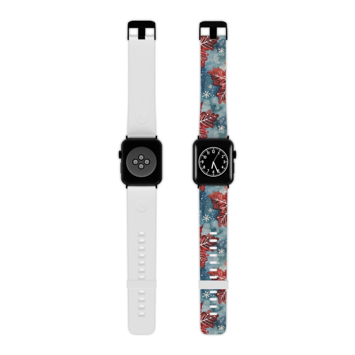 Crimson Snowflake Charm Apple Watch Band - BOGO Cases