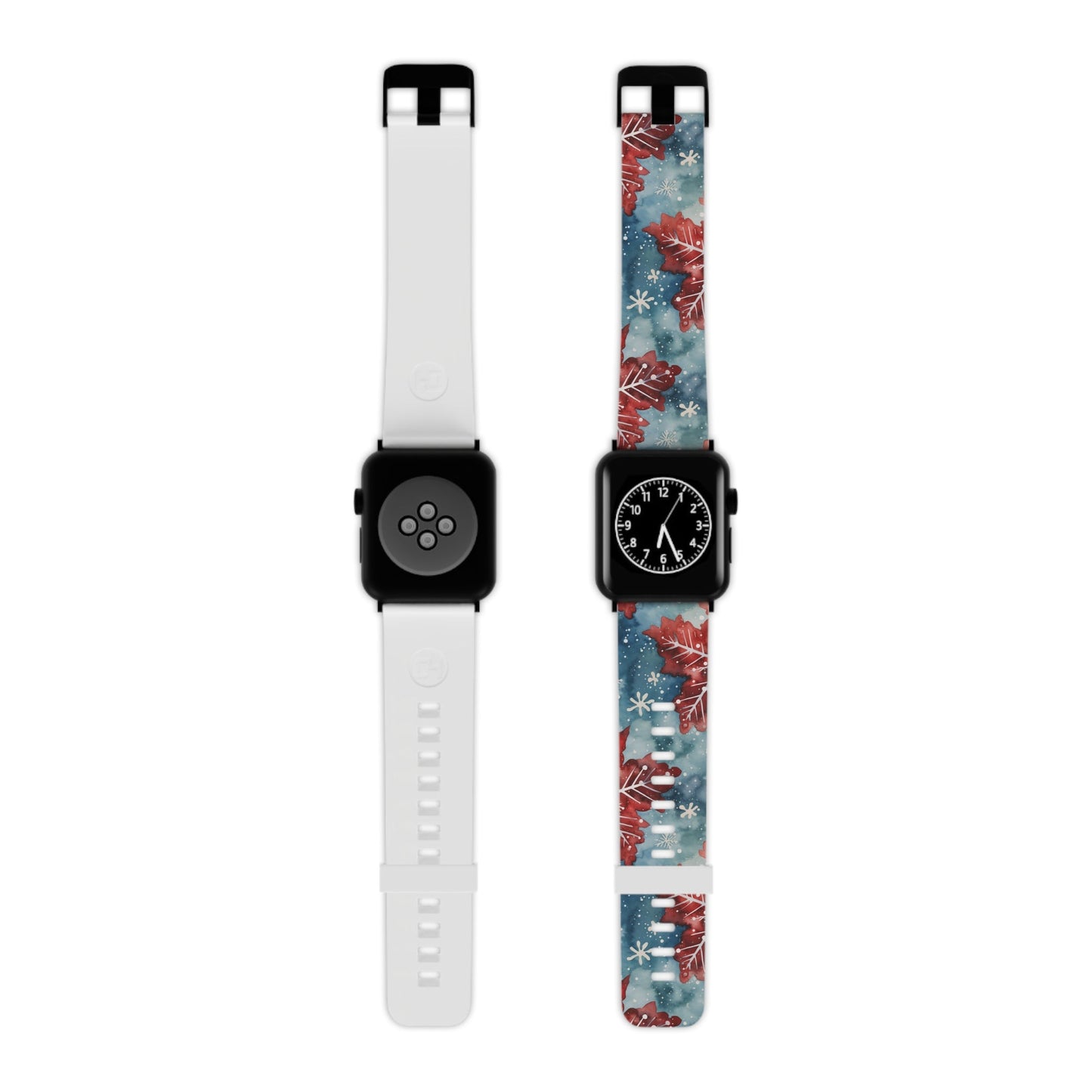 Crimson Snowflake Charm Apple Watch Band - BOGO Cases