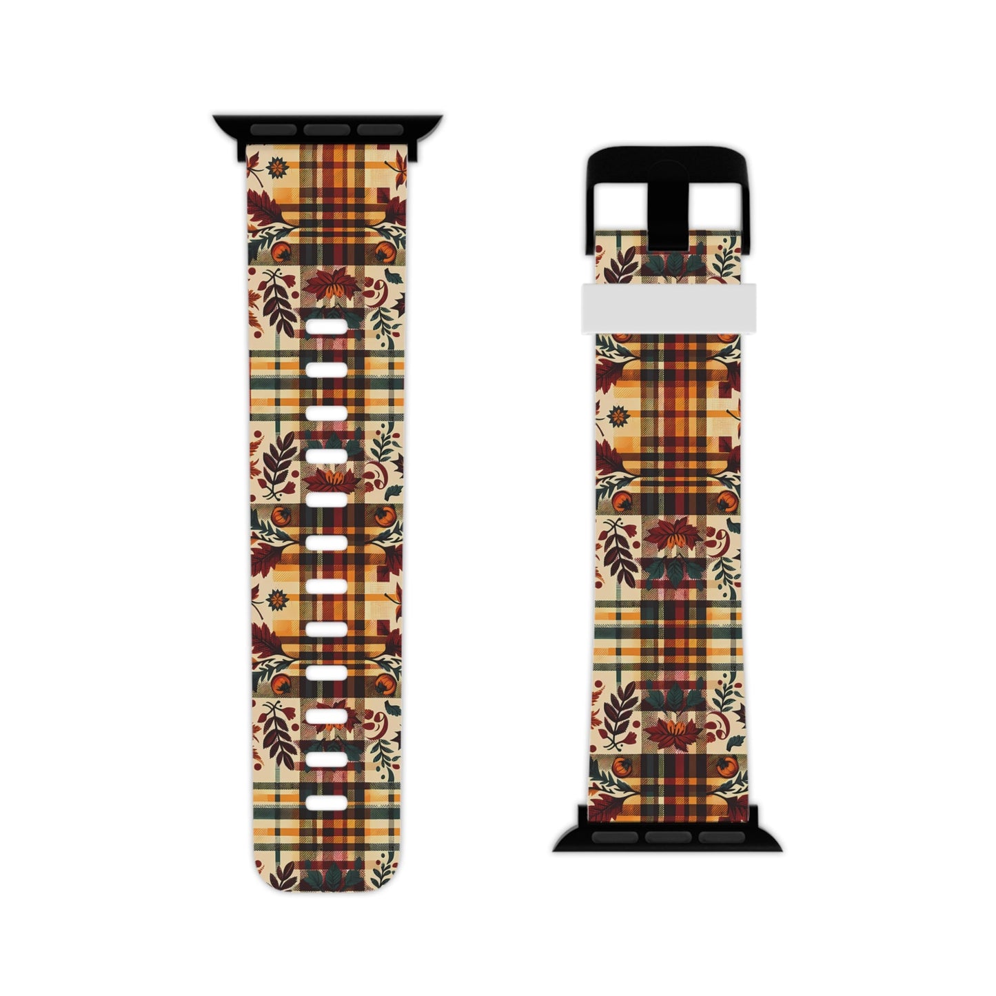 Cute Autumn Harmony Plaid Apple Watch Band - BOGO Cases