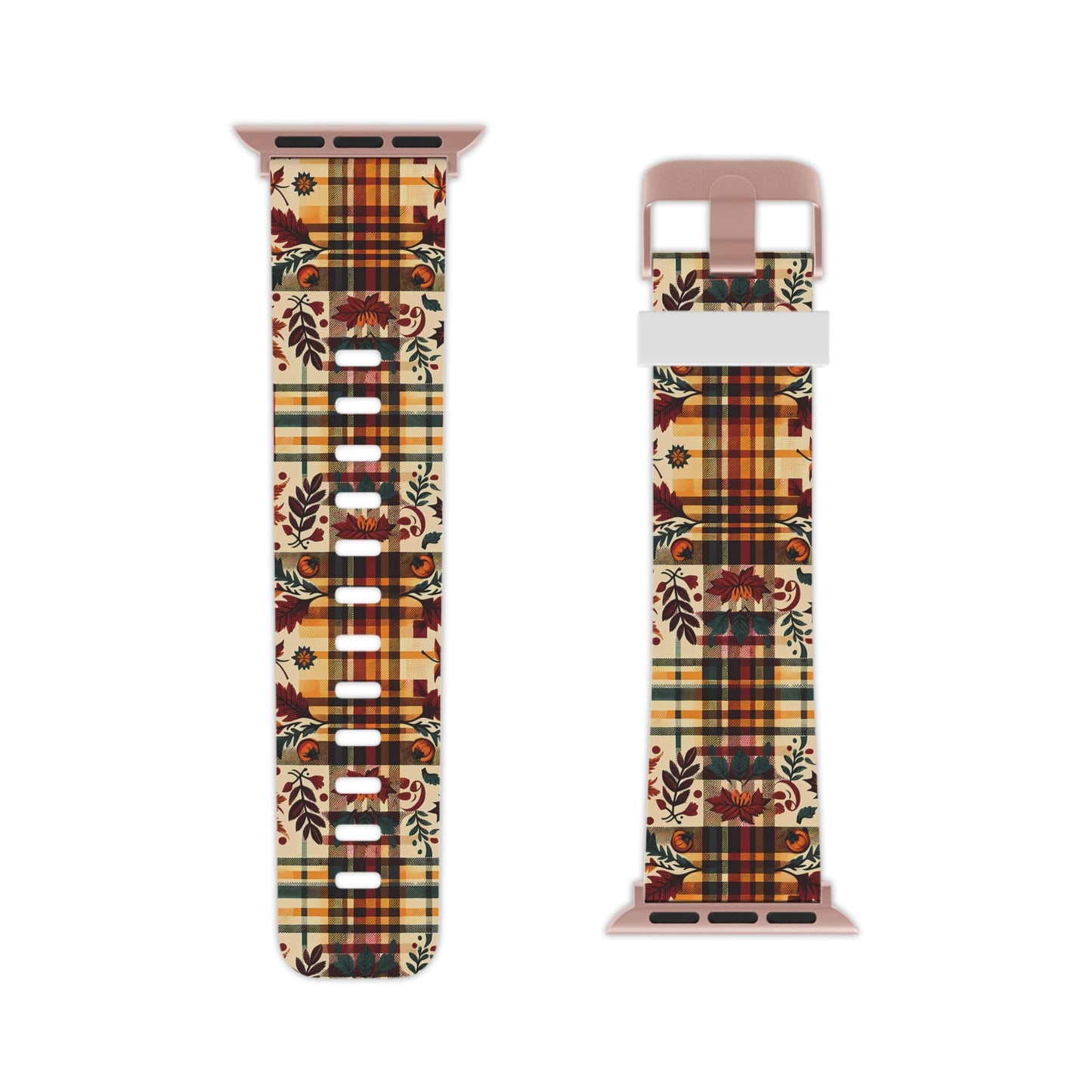 Cute Autumn Harmony Plaid Apple Watch Band - BOGO Cases