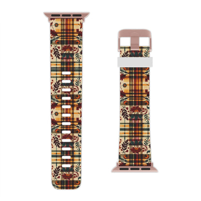 Cute Autumn Harmony Plaid Apple Watch Band - BOGO Cases