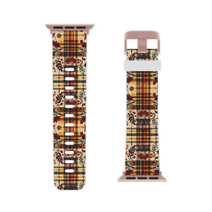 Cute Autumn Harmony Plaid Apple Watch Band - BOGO Cases