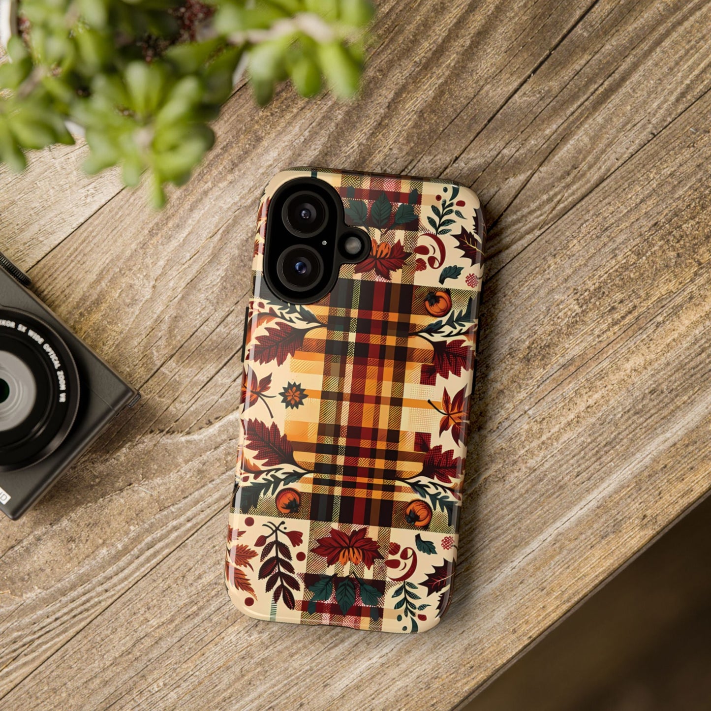 Cute Autumn Harmony Plaid Phone Case! - BOGO Cases