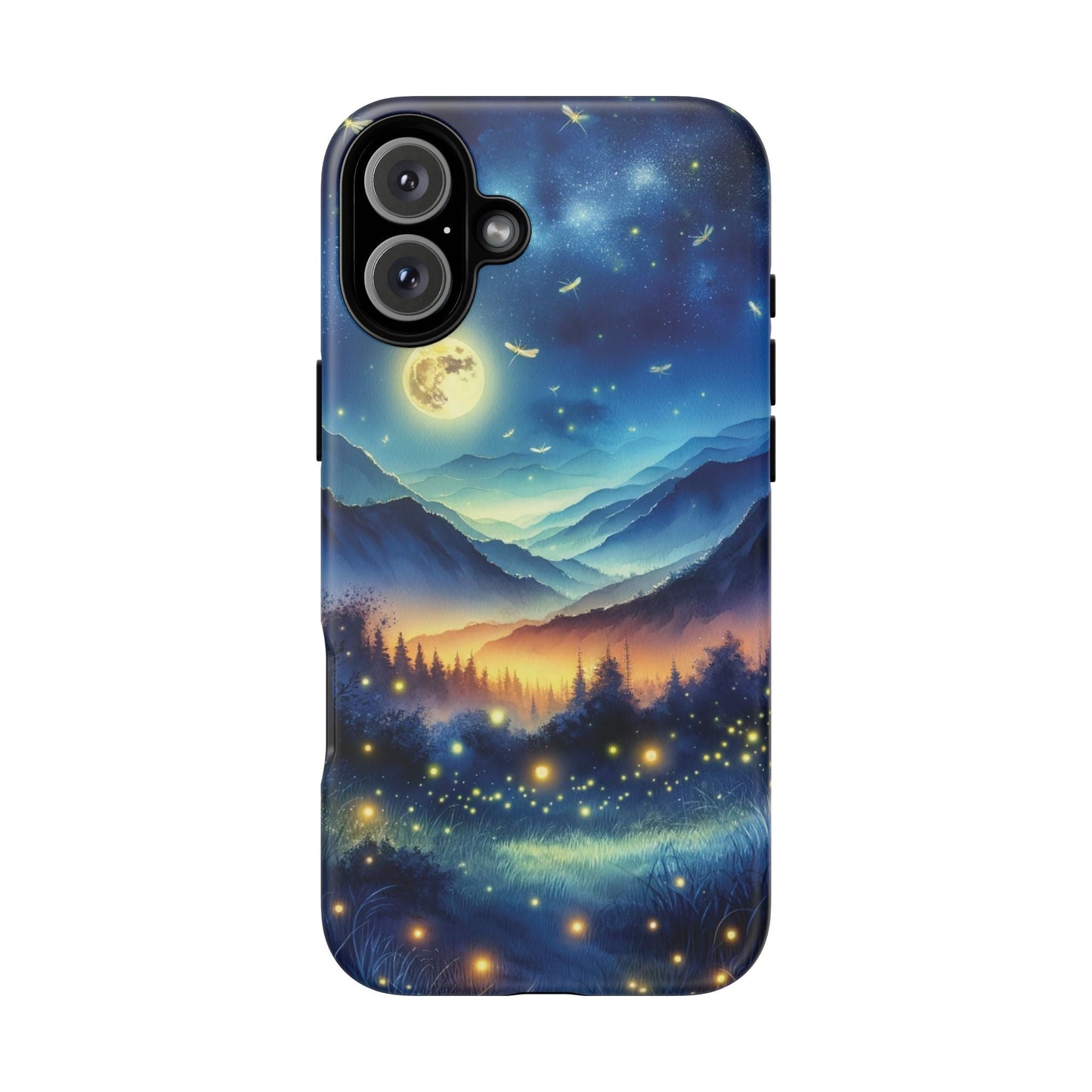 Cute Fireflies Phone Case - Lightning Bugs - Firefly Dancing In The Trees Phone Cover For iPhones 15, 14, 13, 12, 11, Samsung Galaxy Series! - BOGO Cases