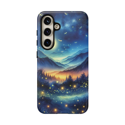 Cute Fireflies Phone Case - Lightning Bugs - Firefly Dancing In The Trees Phone Cover For iPhones 15, 14, 13, 12, 11, Samsung Galaxy Series! - BOGO Cases