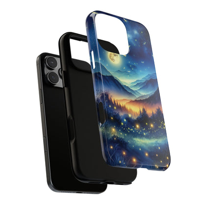 Cute Fireflies Phone Case - Lightning Bugs - Firefly Dancing In The Trees Phone Cover For iPhones 15, 14, 13, 12, 11, Samsung Galaxy Series! - BOGO Cases