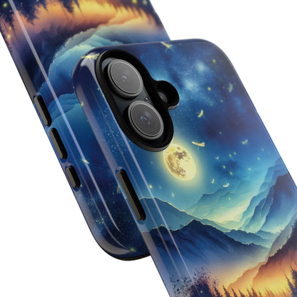 Cute Fireflies Phone Case - Lightning Bugs - Firefly Dancing In The Trees Phone Cover For iPhones 15, 14, 13, 12, 11, Samsung Galaxy Series! - BOGO Cases