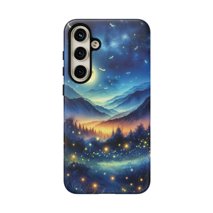 Cute Fireflies Phone Case - Lightning Bugs - Firefly Dancing In The Trees Phone Cover For iPhones 15, 14, 13, 12, 11, Samsung Galaxy Series! - BOGO Cases