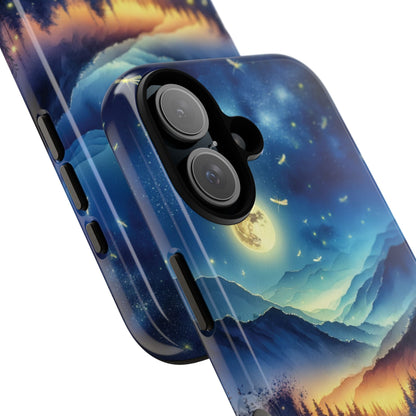 Cute Fireflies Phone Case - Lightning Bugs - Firefly Dancing In The Trees Phone Cover For iPhones 15, 14, 13, 12, 11, Samsung Galaxy Series! - BOGO Cases