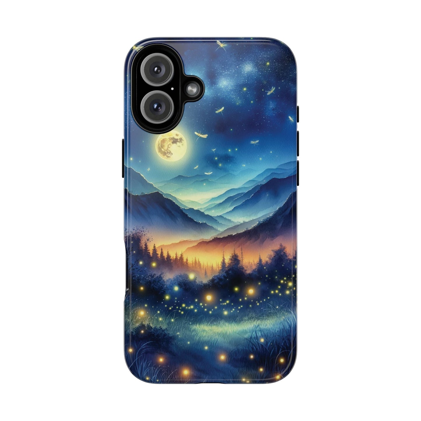 Cute Fireflies Phone Case - Lightning Bugs - Firefly Dancing In The Trees Phone Cover For iPhones 15, 14, 13, 12, 11, Samsung Galaxy Series! - BOGO Cases