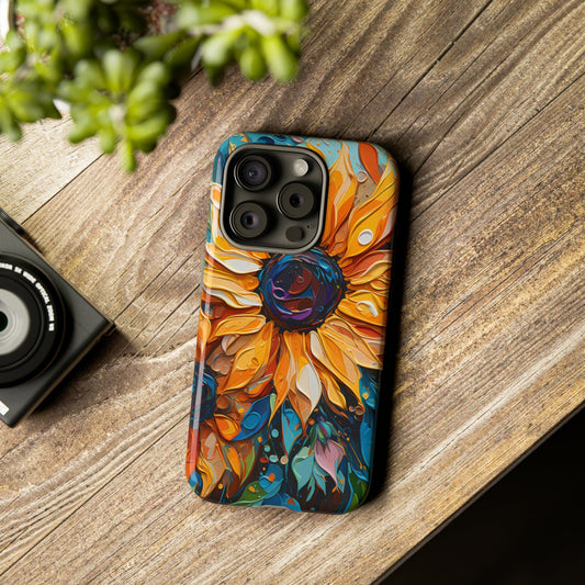 Cute iPhone 15 Case - Sunflower Symphony: A Rustic Elegance Phone Cover for iPhone 15 Pro, Plus, & Pro Max Series - With a Boho Flair Vibe! - BOGO Cases