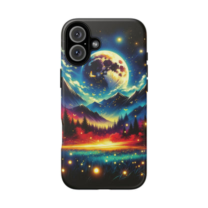 Cute iPhone Fireflies Phone Case - Lightning Bugs - Firefly Dancing In The Trees Phone Cover For iPhones 15, 14, 13, 12, 11, X, XR, XS, & 8! - BOGO Cases