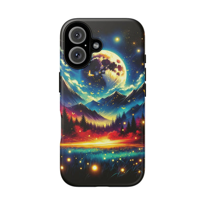 Cute iPhone Fireflies Phone Case - Lightning Bugs - Firefly Dancing In The Trees Phone Cover For iPhones 15, 14, 13, 12, 11, X, XR, XS, & 8! - BOGO Cases