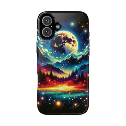 Cute iPhone Fireflies Phone Case - Lightning Bugs - Firefly Dancing In The Trees Phone Cover For iPhones 15, 14, 13, 12, 11, X, XR, XS, & 8! - BOGO Cases