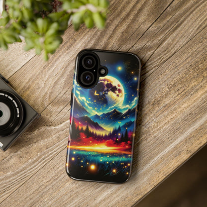 Cute iPhone Fireflies Phone Case - Lightning Bugs - Firefly Dancing In The Trees Phone Cover For iPhones 15, 14, 13, 12, 11, X, XR, XS, & 8! - BOGO Cases